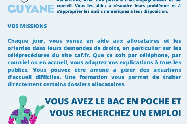 Une mission de service public
 au coeur de la Guyane.