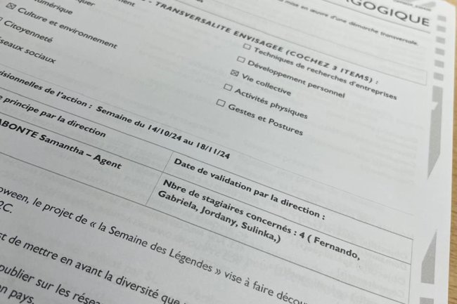 La mise en place d'un projet pédagogique