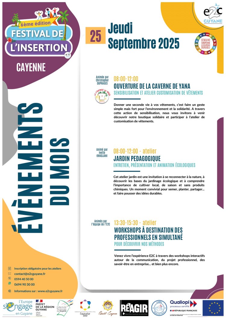 FESTIVAL DE L’INSERTION - JPO 6ème édition 2025