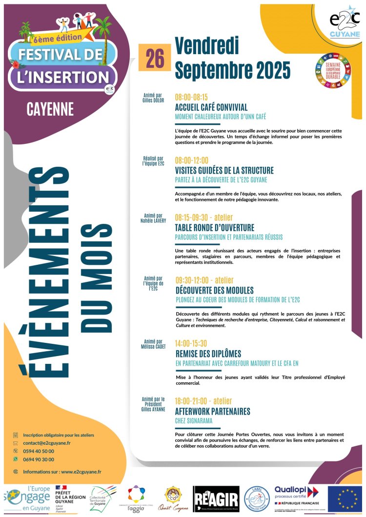 FESTIVAL DE L’INSERTION - JPO 6ème édition 2025