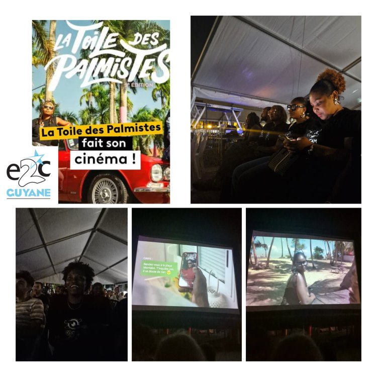 Présentation des travaux cinématographiques à la Toile des Palmistes