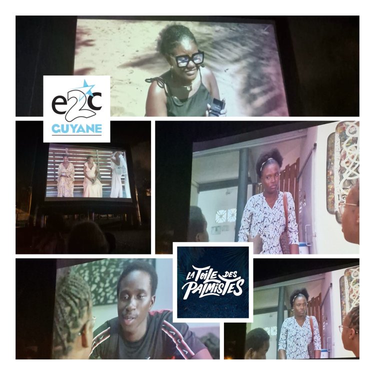 Présentation des travaux cinématographiques à la Toile des Palmistes