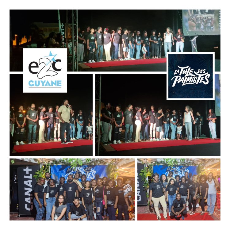 Présentation des travaux cinématographiques à la Toile des Palmistes