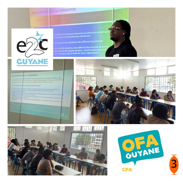 Ça bouge à l’E2C Guyane