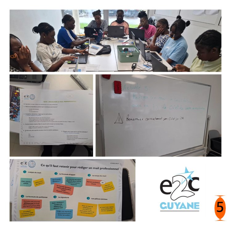 Ça bouge à l’E2C Guyane